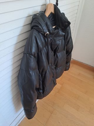 Cazadora acolchada Lefties Negra Talla M
