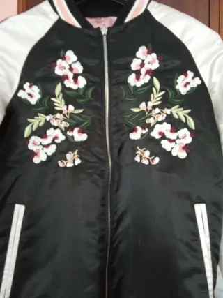 Cazadora reversible Stradivarius mujer