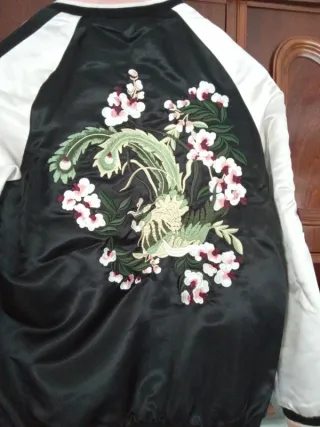 Cazadora reversible Stradivarius mujer