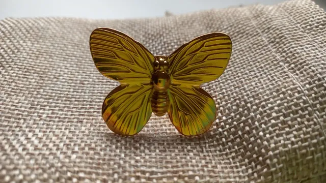 Anillo Mariposa Dorado ajustable