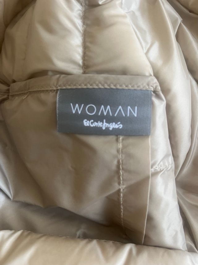 Acolchado color beig Talla amplio S