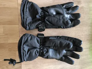 Guantes de invierno calefactables negros