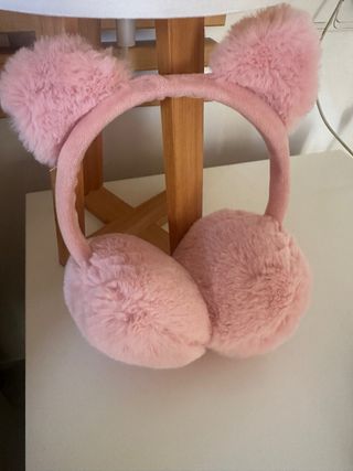 Orejeras pelo niña Zara rosa