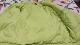 Anorak esquí verde y multicolor