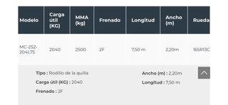 Remolque Náutico SATELLITE MC252S-75