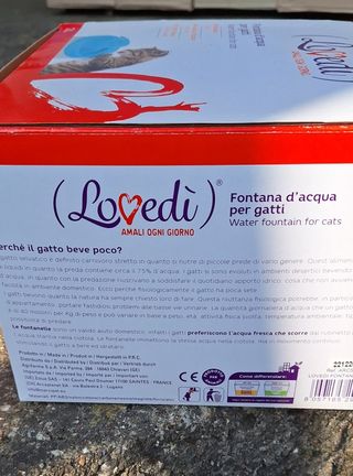 Fontana Acqua Gatti Lovedi 2L