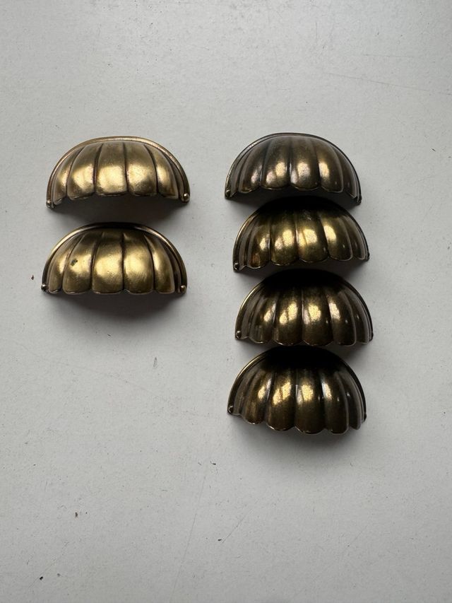 Tiradores para cajones estilo concha