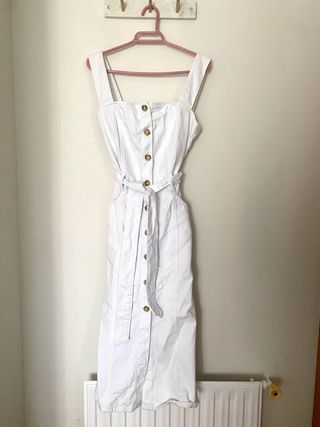 Vestido vaquero con cinturón

