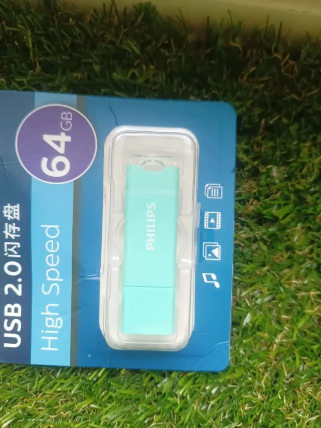 Philips USB 64GB Verde Nuevo Auténtico