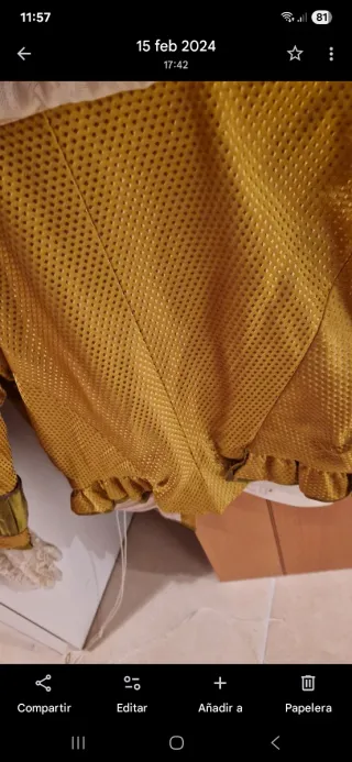 Corpiño Siglo XVIII Ocre Talla Única