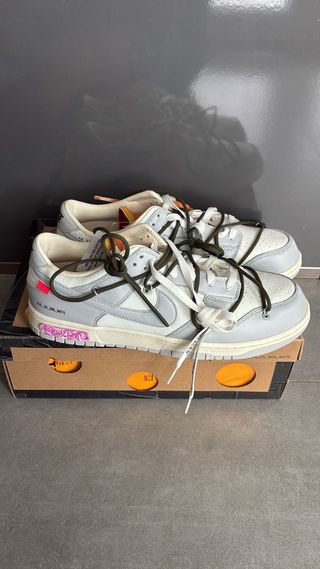 Nike Dunk Low Off White Lote 22