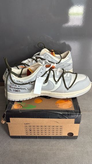 Nike Dunk Low Off White Lote 22