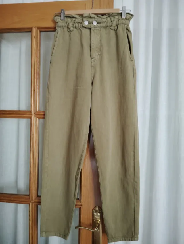 Pantalones cintura alta