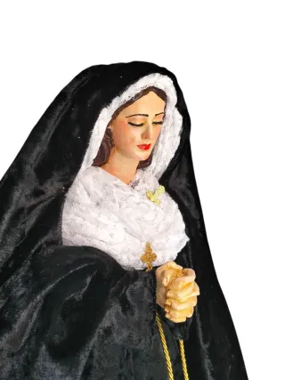 Virgen Dolorosa de vestir 55cm