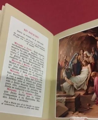 Librito vía crucis crucificado 