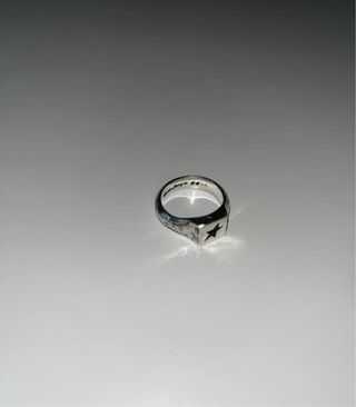 Anillo TwoJeys Estrella Negra Plata