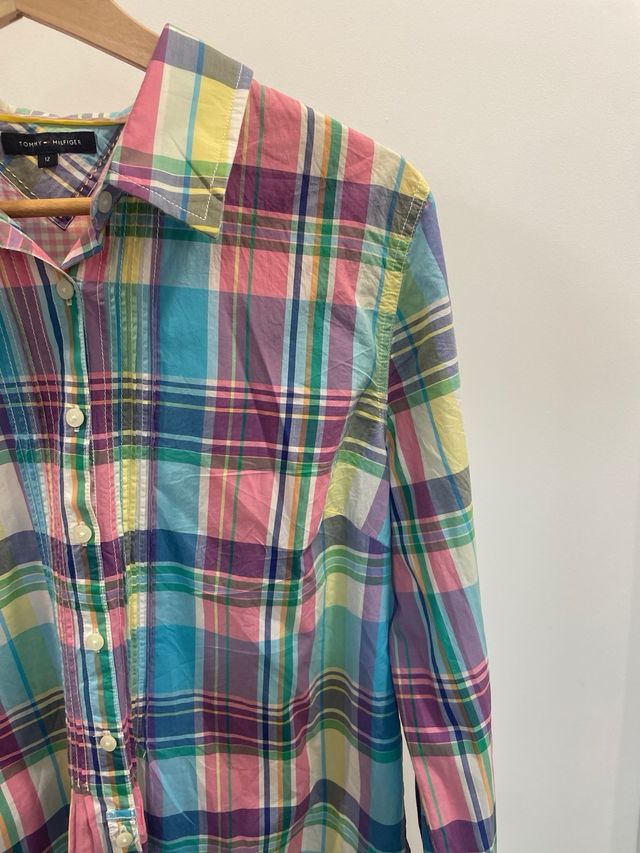 Camisa Tommy Hilfiger cuadros multicolor