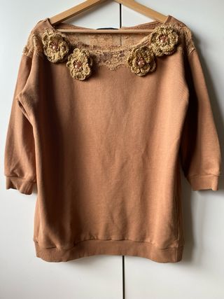 Jersey Twin Set flores S/L