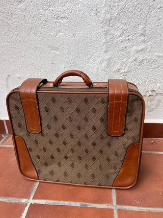 Maletín vintage cuero RA rígido
