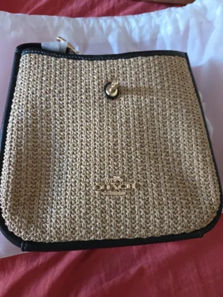 Bolso Coach Nuevo Beige y Negro