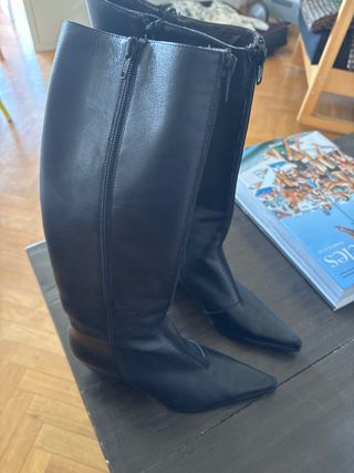 Botas altas negras mujer talla 37 