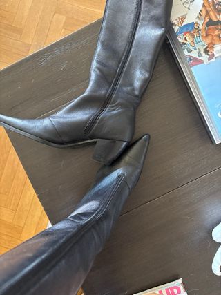 Botas altas negras mujer talla 37 
