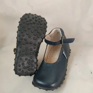 Sapatos Vintage de Criança em Pele Novos