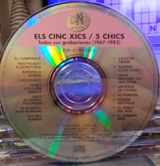 CD El  CINCS CHICS-5 CHICOS-  EL FUNERAL  Y  MAS