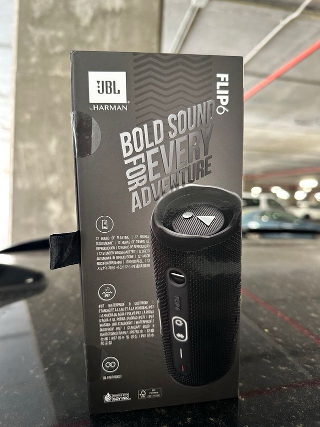 Altavoz JBL Flip 6 Negro/Naranja