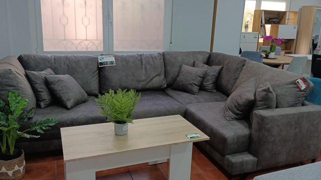 Sofá Rinconera Gris 295cm