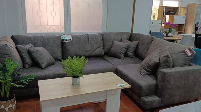 Sofá Rinconera Gris 295cm