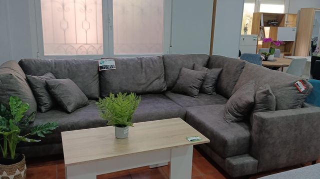 Sofá Rinconera Gris 295cm