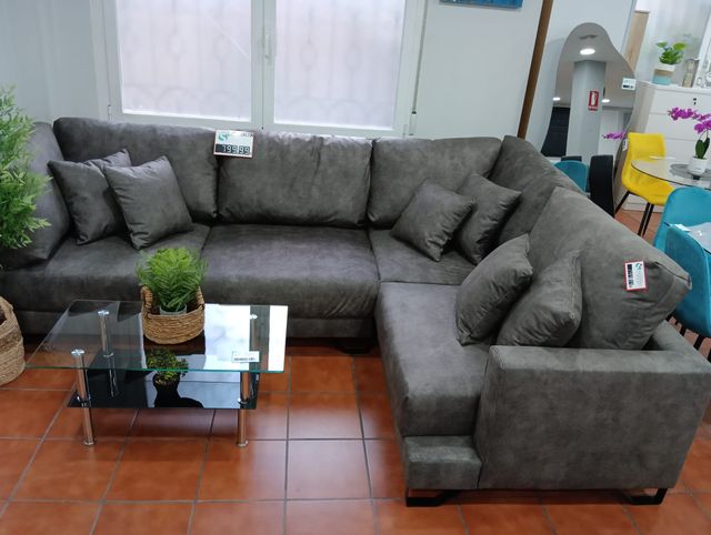 Sofá Rinconera Gris 295cm