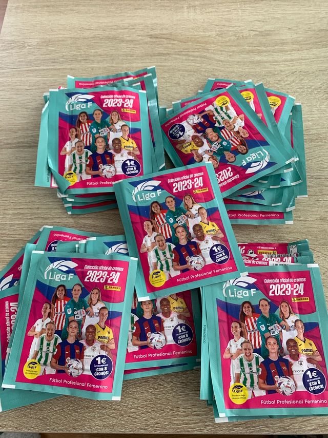 40 Sobres cromos Liga F Fútbol Femenino 2023-2024
