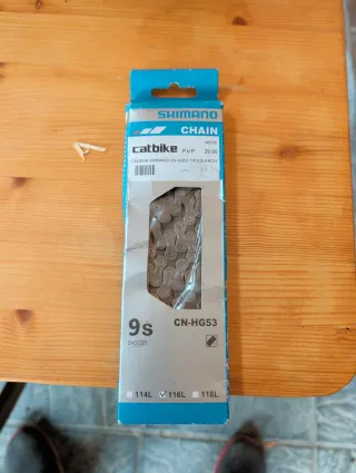 Cadena Shimano CN-HG53 9s 116L