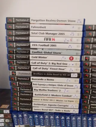 Escucho ofertas. Juegos PS2 