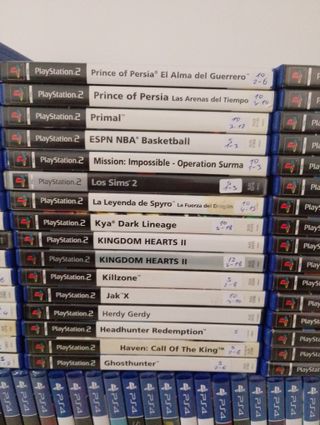 Escucho ofertas. Juegos PS2 