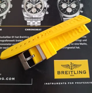 Per cinturino giallo Breitling da 22 mm