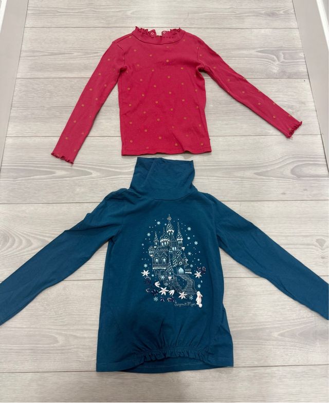 Lote 7 camisetas manga larga, 7 Años