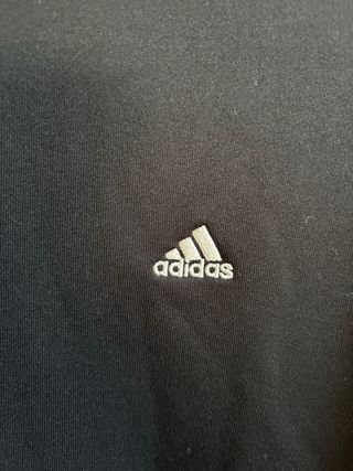 Chaqueta Adidas negra clásica 3 bandas talla L