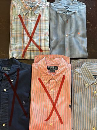 Camisas Hombre Manga Larga Talla M