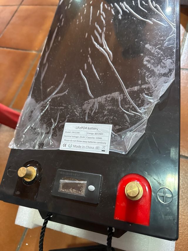 Batería LiFePO4 24V 120Ah