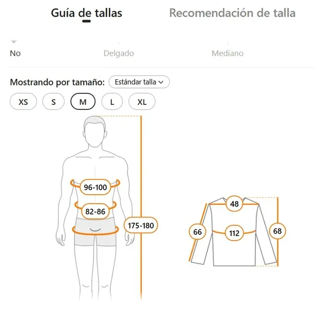 Chaqueta Piel Sintética Negra Hombre