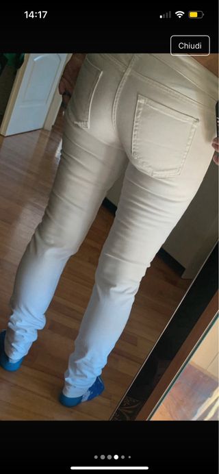 Jeans skinny bianchi