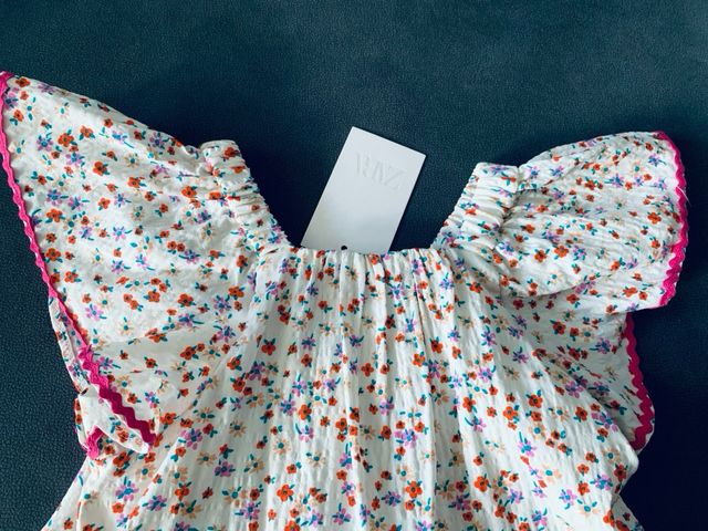 Vestido infantil T.5 floral