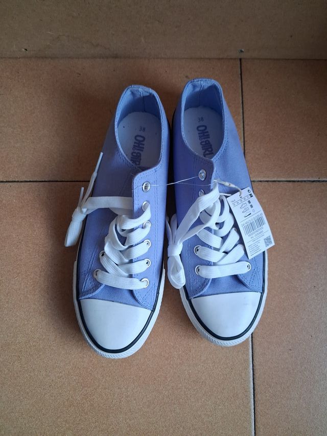 Zapatillas marca oh! Girl color morado