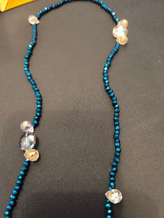 Collana Artigianale N3 Blu Argento