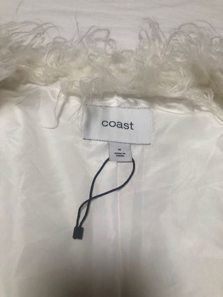 Chaquetón pelo blanco Coast Talla única