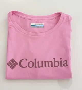 Camiseta Columbia Rosa chicle 