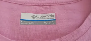 Camiseta Columbia Rosa chicle 